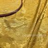 Tecido jacquard de seda e rayon direto da fábrica, padrão jacquard de floresta de bambu e nuvem escura, estilo nacional, tecido para cheongsam e Hanfu de primavera e verão