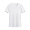 Camiseta de Secagem Rápida Logo Personalizado Camiseta de Publicidade Cultural Maratona Manga Curta Estampada Corrida Respirável Atividade Gola Redonda