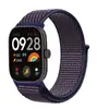 Adequado para Pulseira Xiaomi Mi Band 9/10Pro, Pulseira de Nylon Mi Band 8Pro, Pulseira Redmi Watch 4/5/6