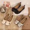 Zapatos planos de moda con hebilla cuadrada hueca para mujer, zapatos Mary Jane de corte bajo sin cordones para otoño, zapatos de vestir de estilo francés para mujer