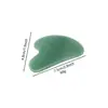 Gua Sha Facial de Aventurina Verde en Forma de Corazón Herramienta de Masaje Facial Aventurina Jade Amazon Más Vendido Acupresión Meridiano Multifuncional