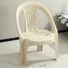 Venta Directa de Fábrica Silla de Plástico de Respaldo Bajo, Sillón Engrosado para Adultos, Taburete Bajo para Mesa de Café, Silla con Respaldo Hueco Transpirable Antideslizante