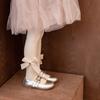 WMH56 Pantimedias de primavera para niños, calcetines de una pieza para bebé con trasero grande, leggings de punto con lazo de malla para niñas