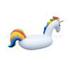 Venta al por mayor de fábrica de Dongguan 2 m de espesor cama flotante inflable de unicornio juguete para piscina PVC fila flotante de agua inflable