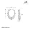 Pendientes de Plata de Ley S925 Más Vendidos Transfronterizos, Estilo Europeo y Americano, Perla Redonda Superficie Lisa, Clip para Oreja Versátil, Venta al por Mayor Directa de Fábrica