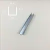 Ranura de sellado de borde perfil de ranura de aluminio en forma de U guía de riel ranura para tarjeta fijación de vidrio tira de ranura de aleación de aluminio pista en forma de U cóncava
