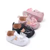 Novos Sapatos de Princesa 0-1 Ano Pó de Glitter Solado de Borracha Sapatos de Princesa Sapatos Antiderrapantes para Interior Moda Menina Bebê Sapatos para Criança Pequena