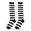 Calcetines navideños para niños transfronterizos calcetines altos de rayas de punto calcetines hasta la rodilla para niñas medias europeas y americanas calcetines de cosplay