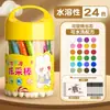 Palitos Coloridos Solubles en Agua Que No Ensucian las Manos, Pasteles al Óleo de 48 Colores, Palitos de Pintura Seguros para Niños, Pinceles Lavables para Uso en Jardín de Infancia