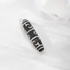 Preto e Branco Tibetano Dzi de Alto Óleo Quatro Nove Olhos Ágata Dzi Multi-Totem DIY Brincadeira Cultural Cordão de Mão Acessórios para Colar Atacado