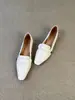 Mocasines cuadrados elegantes de estilo francés para mujer, sin cordones con pequeña hebilla dorada, adecuados para ir al trabajo, zapatos Mary Jane que estilizan y son cómodos
