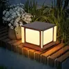 Luminária de Cabeça de Coluna, Lâmpada Impermeável para Pilar de Porta Externa, Lâmpada de Paisagem para Pátio de Villa, Lâmpada de Pilar de Cerca, Lâmpada de Paisagem para Portão Estilo Chinês