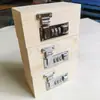 Nueva Caja de Almacenamiento de Escritorio de Madera Sala de Estar Estudio Dormitorio Caja Organizadora de Almacenamiento Estilo Madera Original En Stock Mayoreo