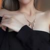 Super Moderno Estilo Europeo y Americano Estilo Celebridad de Internet INS Collar de Plata con Cera Derretida Fresco Loco