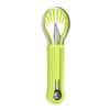 Cortador de Fruta Tres en Uno para el Hogar de Venta Caliente Acero Inoxidable Multiusos Cuchara para Bolas de Fruta Portátil para Sacar Pulpa Gadget de Cocina