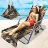 Suministro Exclusivo Transfronterizo de Fundas para Sillas de Playa de Microfibra, Serie de Hojas Impresas Digitalmente en 3D, A partir de una Pieza