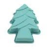 Conjunto de 6 peças de forma de Natal, forma de bolo de silicone de Natal, ferramentas de panificação caseiras DIY de grau alimentício, forma para assar sobremesas