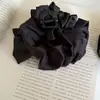 Falda plisada suave pinza de garra de nube hace que la cara se vea más pequeña parte trasera completa de la cabeza pinza de tiburón pinza para el pelo de viaje