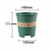 Maceta para Grosella Verde Resistente al Sol Plástico Espesado Resina Multiespecificación Maceta con Control de Raíces Transpirable Rábano Verde Maceta Montaña Verde Fabricante Venta al por Mayor