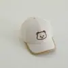 Protección Solar de Verano Gorra de Media Malla para Niños Oso de Dibujos Animados Informal Gorra de Béisbol para Bebé Niña Gorra con Visera Transpirable para Niños Comercio Exterior