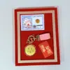 Oro Puro 999 Gama Alta Exquisito Regalo Día de San Valentín Chino 520 Paz y Alegría Princesa Por Favor Haz Galletas de la Fortuna para que Otros las Regalen Venta al por Mayor