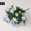 Margaritas simuladas, Flores falsas, Ramos simulados de crisantemos, 9 crisantemos silvestres coreanos, Decoración del hogar, Flores falsas, Flores de Qingming