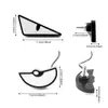 Parafuso de Placa de Moto Transfronteiriço Luz Triângulo Olho de Diabo Modificação Universal Acessórios Decorativos para Motos Luz de Carro Cruz