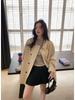 Falda Plisada Estilo Preppy Berkeley Baishuwang Falda Línea A para Mujer Primavera y Otoño Cintura Alta Falda Corta Pequeña Anti-Exposición