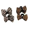 Novo Prendedor de Cabelo Pequeno com Garra Estampa de Leopardo para Mulheres, Presilha de Cabelo de Princesa da Moda com Toque Sofisticado, Presilha Lateral para Cabelos Soltos e Franjas