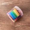 Color Macaron Desechable Banda de Goma Pequeña Lazo para el Cabello de Niñas Diadema Duradera Banda Elástica Alta para el Cabello Accesorios para la Cabeza de Niños