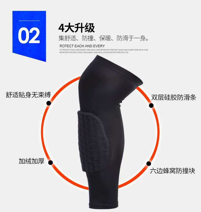 蜂窝运动护膝_06