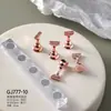 Placa de prática para iniciantes em nail art suporte de placa de unha peça de xadrez magnética de metal transparente base de acrílico ferramenta de exibição de unhas para usar