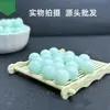 Pedras Soltas Água-Marinha, Pedras Coloridas de Calcedônia, Pedras de Cristal, Acessórios para Pulseira e Colar Multipedras Artesanais DIY em Atacado