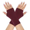 Guantes de Algodón para Primavera y Verano de Media Dedos Deportivos Sin Dedos Tejidos Cortos para Hombre y Mujer Otoño e Invierno Delgados Mangas de Brazo DIY