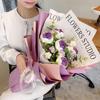 Presente de Dia dos Namorados, Tecelagem Criativa Transfronteiriça, Buquê de Rosas Artesanal para Aniversário, Flores de Lã para Meninas e Melhores Amigas