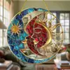 Colgante Acrílico Temu Producto Nuevo Transfronterizo Estilo Bohemio Interior Exterior Decoración Colorida Placa Redonda Acrílica