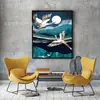 Nuevo Pintura de Diamantes 5D Pintura de Paisaje con Diamantes Completos Paisaje Moderno Simple Pintura Decorativa Mosaico Bordado con Diamantes DIY Transfronterizo