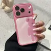 Nueva Funda de Teléfono de Oso con Gradiente de Colores Adecuada para Apple 18 Pro Max, Alto Valor Estético para Chicas, con Diseño de Ventana Grande para Modelos 17/16