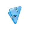 Clips Triangulares Transparentes de Colores para Documentos, Protectores de Libros para Estudiantes, Clips para Exámenes y Recibos, Clips Selladores para Bolsas de Snacks