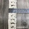 Em Estoque 3,5cm Franja de Algodão Branco Natural Fio de Borla Renda Acessórios para Vestuário e Têxteis Domésticos Feitos à Mão Venda por Atacado