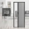 Porta Dobrável Colmeia Porta de Correr Porta de Divisória Invisível Cozinha Banheiro Banheiro Porta Deslizante Retrátil Simples Sem Necessidade de Furação