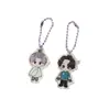 Venta al por mayor de fábrica Llaveros Acrílicos Etiquetas de Nombre Personajes Chibi de Anime Colgantes para Bolsas Accesorios Pequeños Regalos Temporada de Graduación