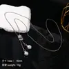 Corrente de Suéter Inspirada em Chanel Estilo Novo Transfronteiriça Versão Coreana Colar Longo Luxo Leve Nicho Liga de Alta Qualidade Não Desbota Atacado