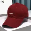 Gorra de Béisbol Bordada con Letras Estilo Coreano Estilo Japonés para Mujer Moda Ins para Cabeza Grande Profundizada con Visera Ancha Protector Solar para Pareja
