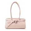 Bolso tipo baguette de axila de estilo retro de alta gama para mujer, nueva moda Primavera 2026 con decoración de hebilla de cinturón, Bolso de mano y Bolso de hombro