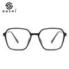 Nuevas gafas TR90 personalizadas a la moda, combinables con todo, para miopía de hombre y mujer, con montura HD antiazul y detección avanzada.