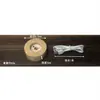 Base emisora de luz base de bola de cristal redonda luz nocturna de carga aromaterapia luz pintada a mano base redonda de madera led emisora de luz