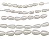 Coreia do Sul artesanato destaque buraco reto gota de água imitação pérola jóias acessórios pulseira DIY acessórios em forma de gota buraco completo Pérola