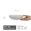 Estilo Japonés Estilo Retro Porcelana Porcelana Tazón Abierto Tazón Doméstico para Verduras Tazón Brillante para Fideos Tazón Salah Tazón para Sopa Vajilla Sencilla Tazón Grande