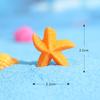 Artesanías de Resina para Micro-Paisajes Adornos Pequeños Playa Océano Fondo Marino Paisajismo Serie de Estrellas de Mar Hecho a Mano